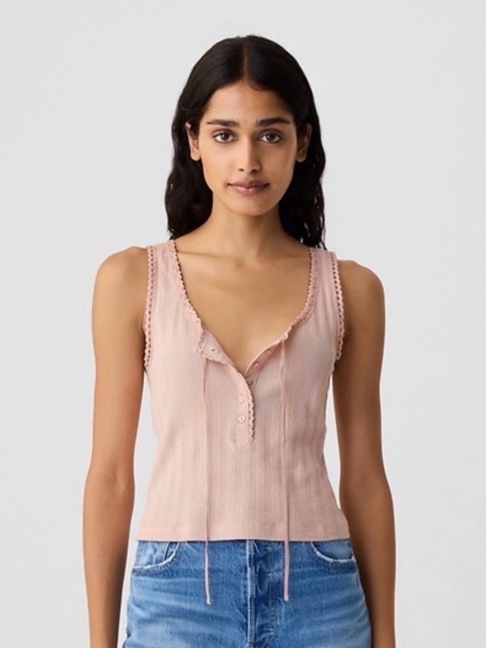 Down x Gap Pointelle Tank